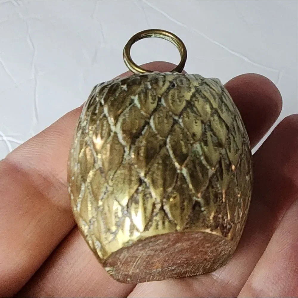 Vintage Brass owl Figurine with Aged Patina mid century 1950s brass